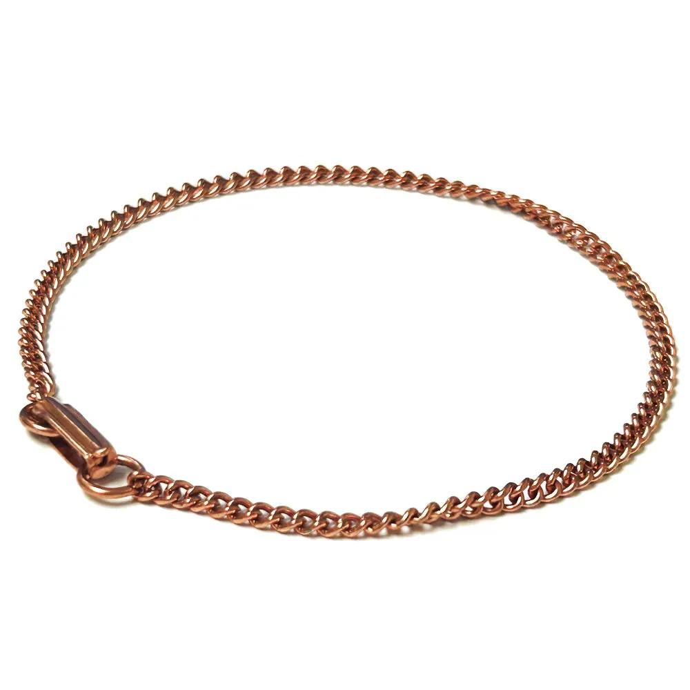 1 Anklet Chain Pure Copper Ankle Bracelet Dainty Link Arthritis Relief Jewelry