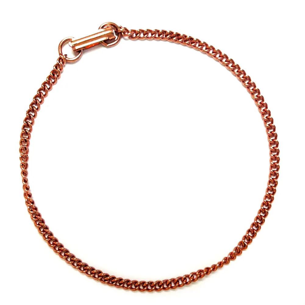 1 Anklet Chain Pure Copper Ankle Bracelet Dainty Link Arthritis Relief Jewelry