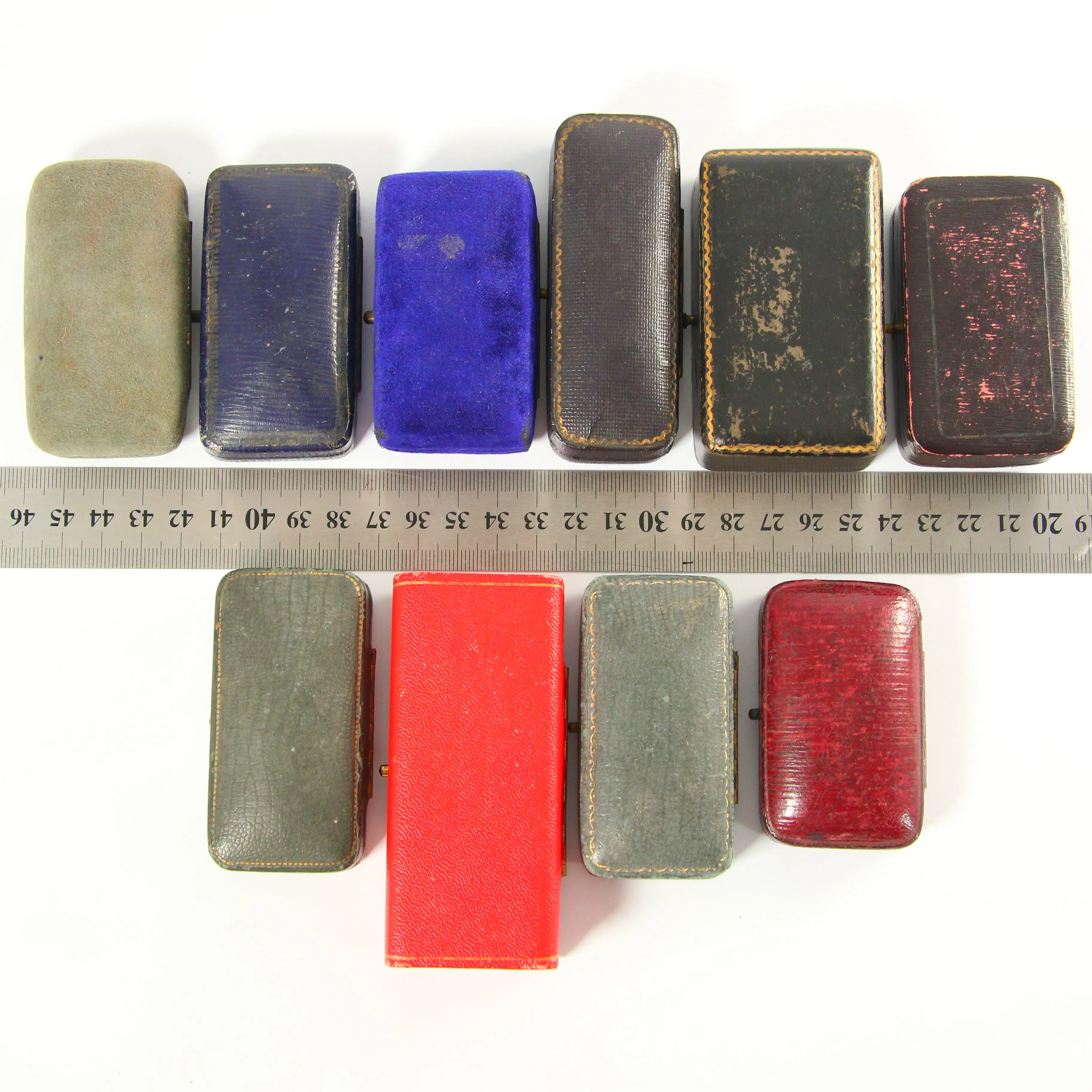10 Presentation Boxes Antique & Vintage Brooch Boxes, Used