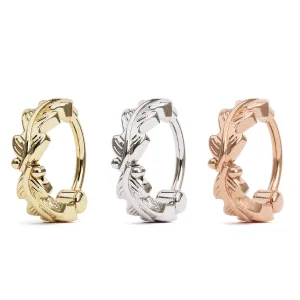14K Gold Bohemian Tragus Hoop