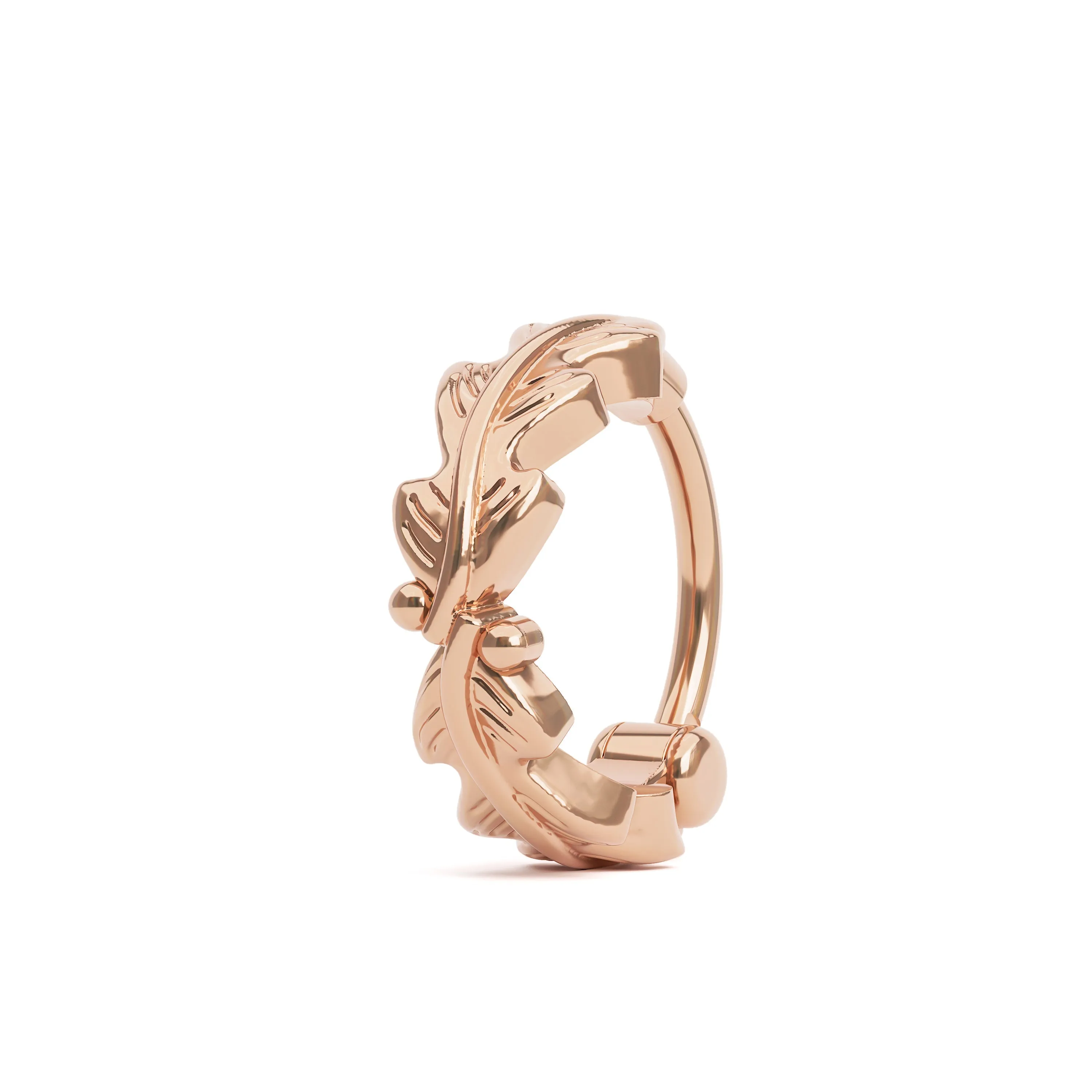 14K Gold Bohemian Tragus Hoop