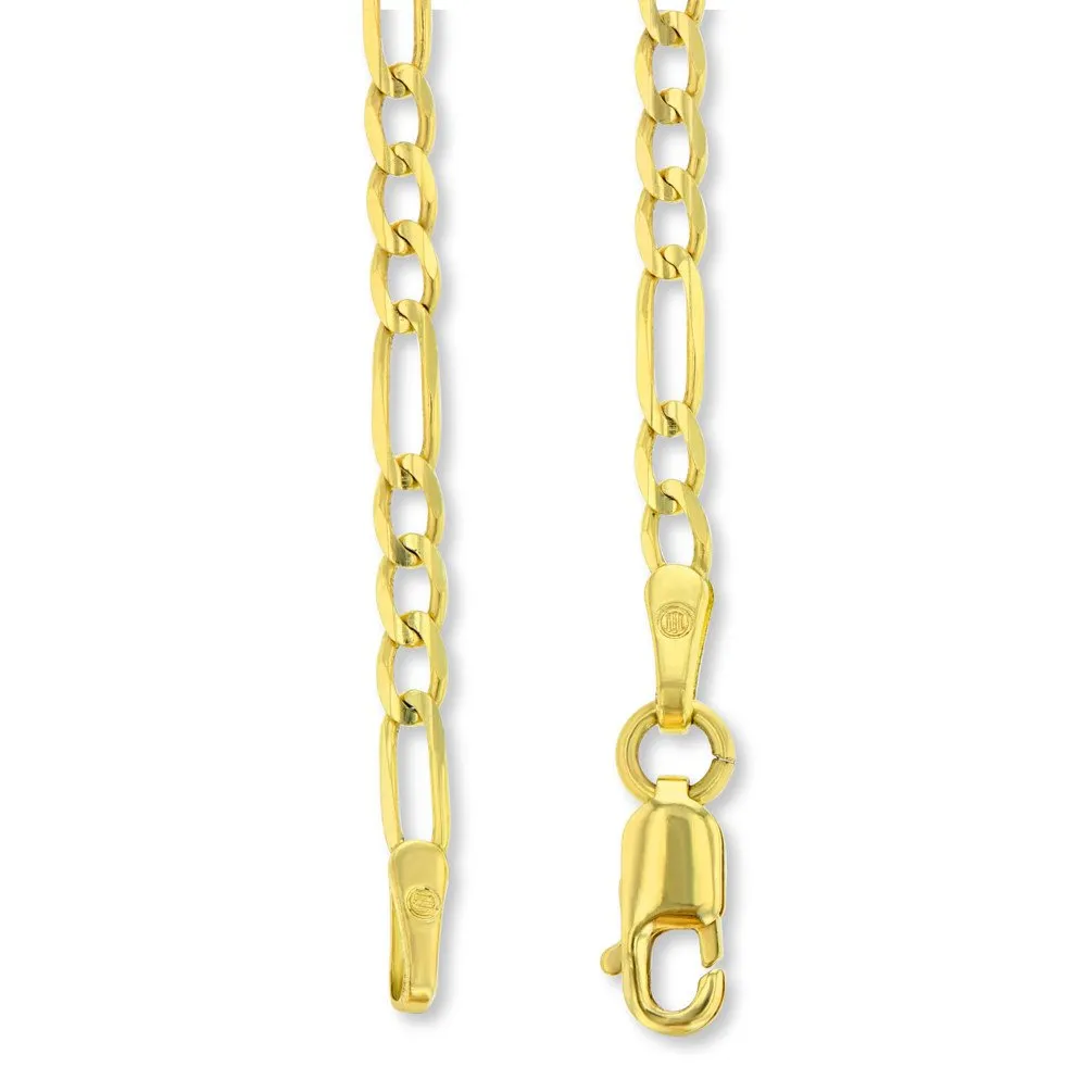 14k Yellow Gold Polished Smiling and Jumping 3D Dolphin Pendant with Cable, Cuban Curb, or Figaro Chain Necklaces
