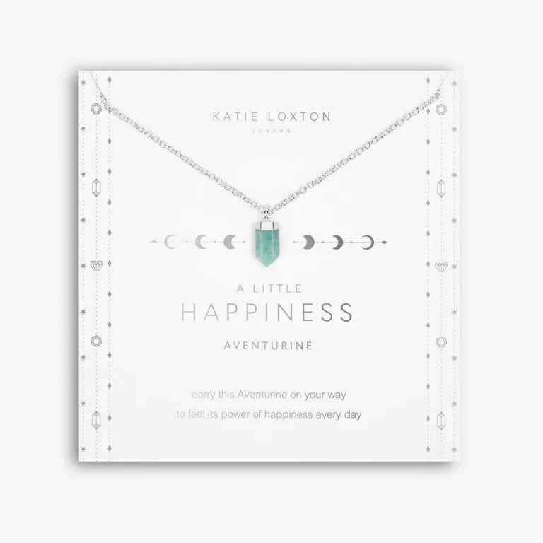 Affirmation Crystal A Little 'Happiness' Necklace