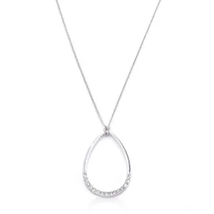 Crystal Teardrop Necklace