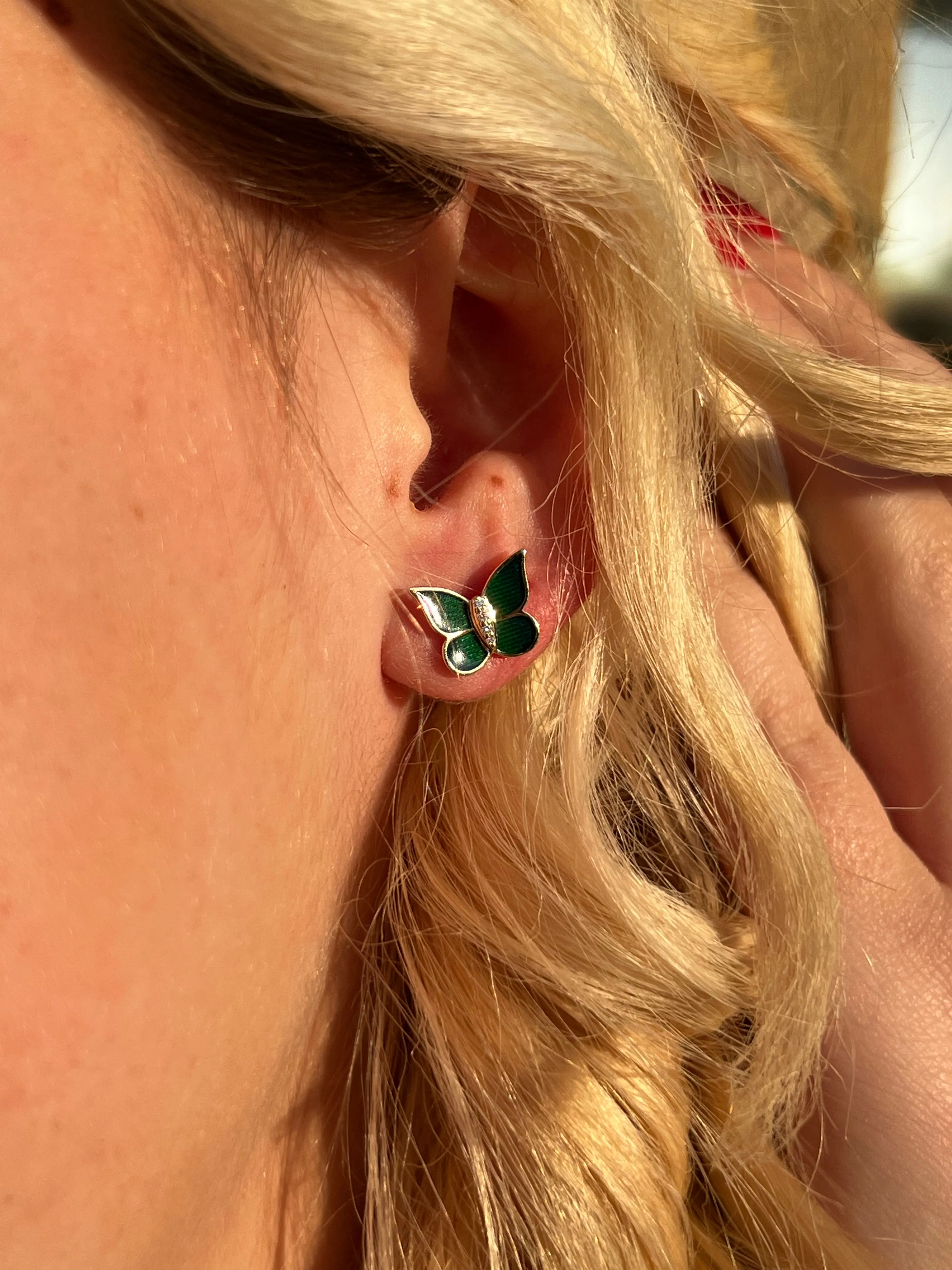 Green Butterfly Set