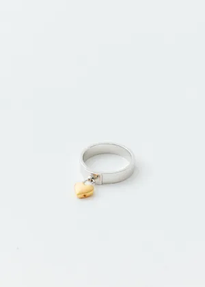 Heart Padlock Ring