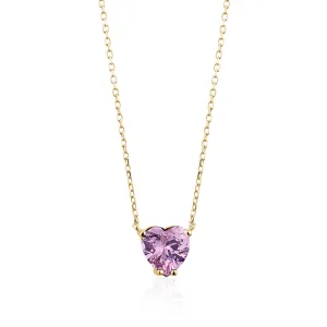 HEART SOLITAIRE NECKLACE