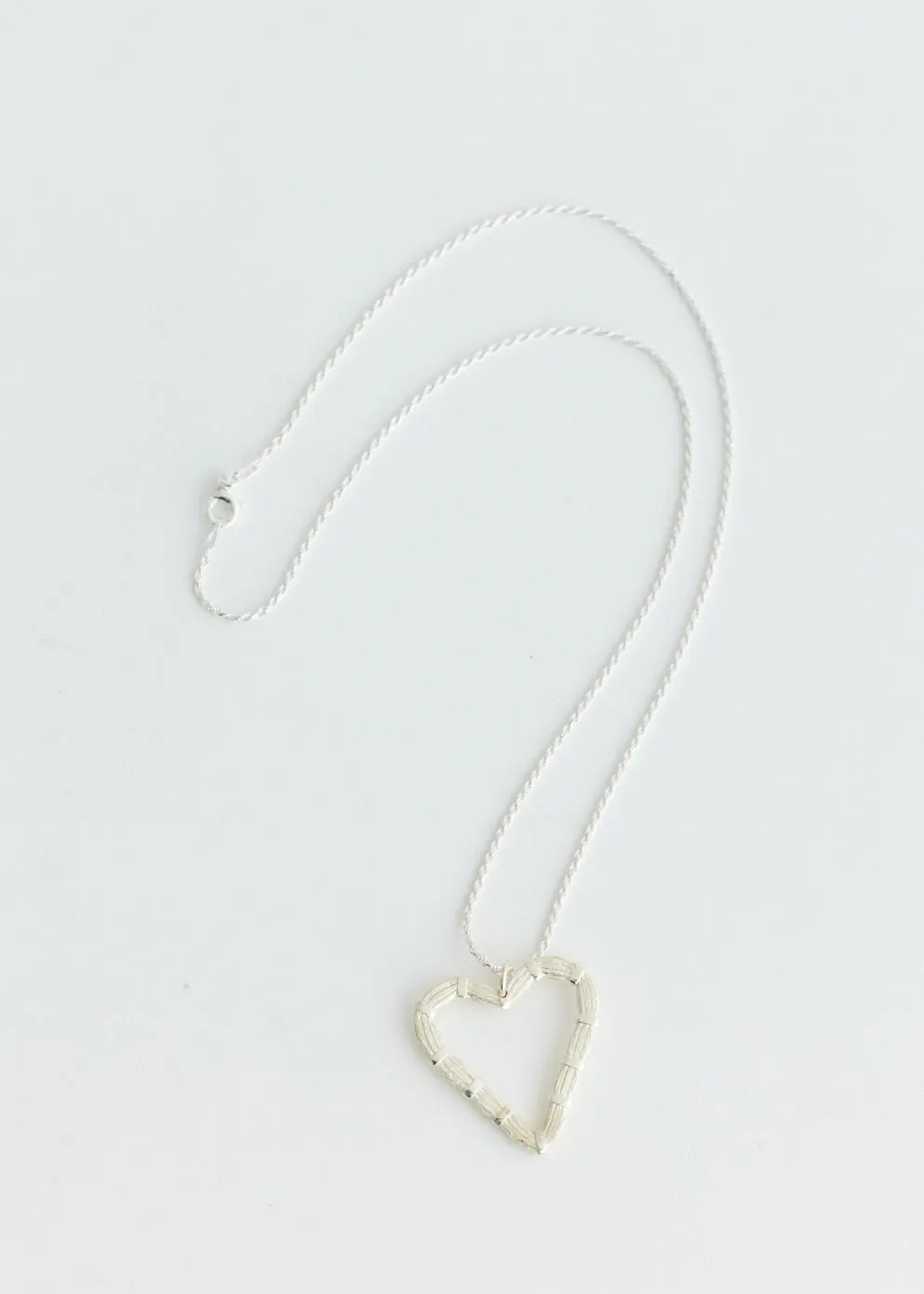 Heart Willow Pendant Necklace