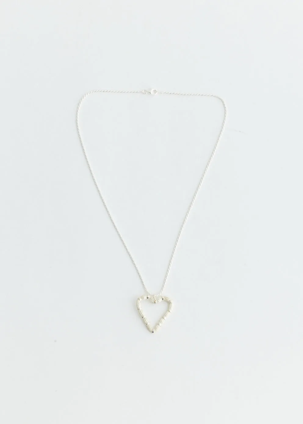Heart Willow Pendant Necklace