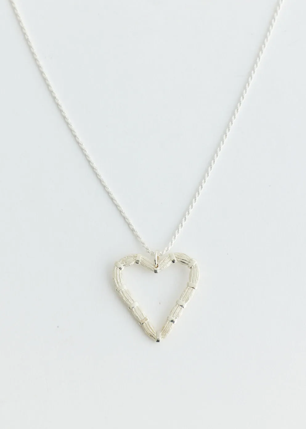 Heart Willow Pendant Necklace