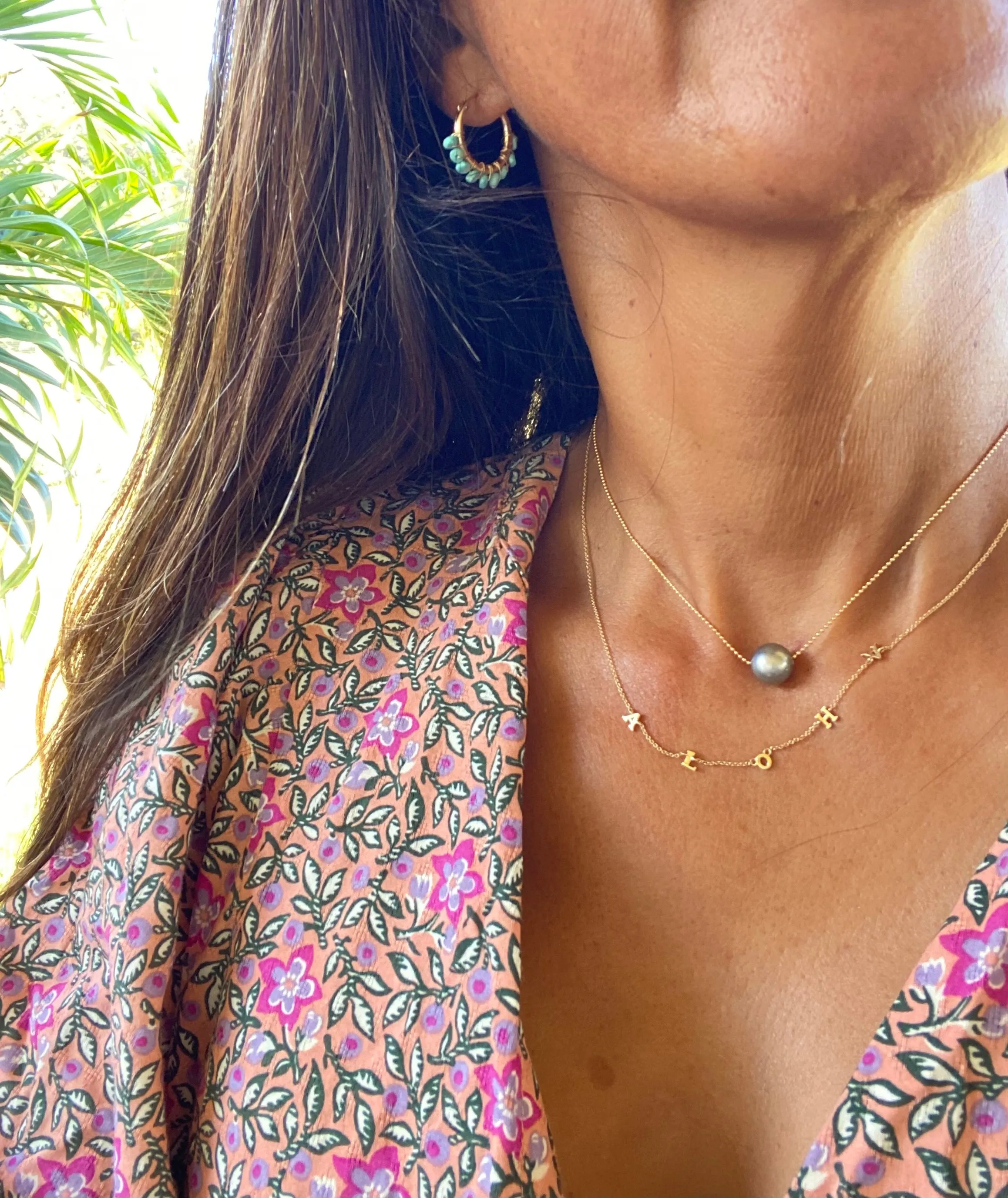 N Ballchain Tahitian ,Edison pearl