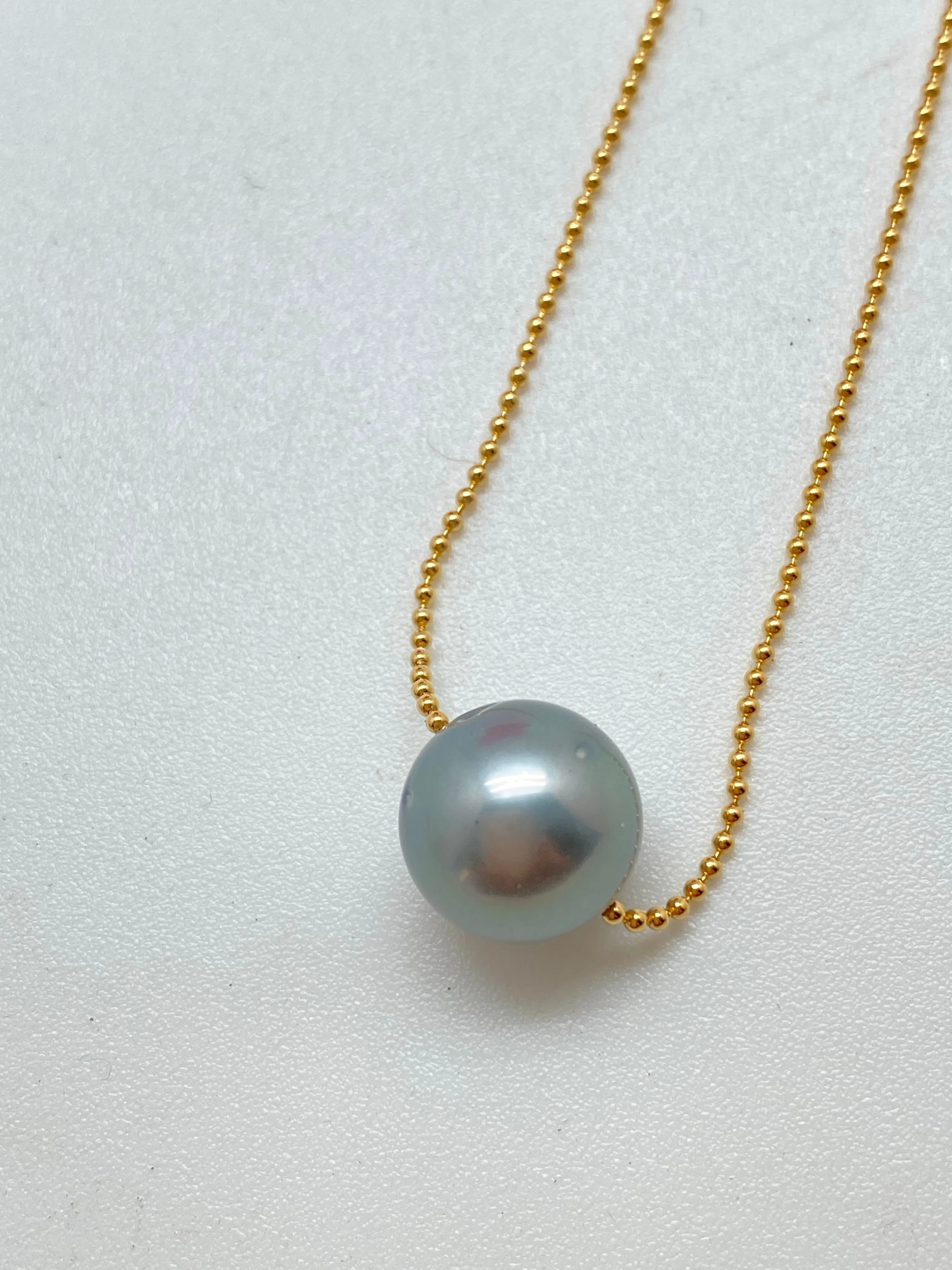 N Ballchain Tahitian ,Edison pearl