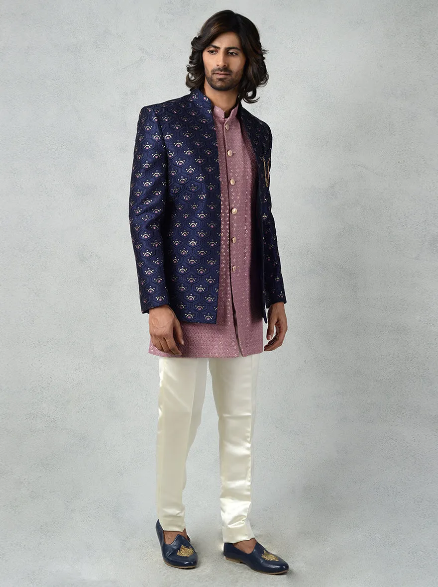 Navy Blue Jodhpuri Suit | TULA