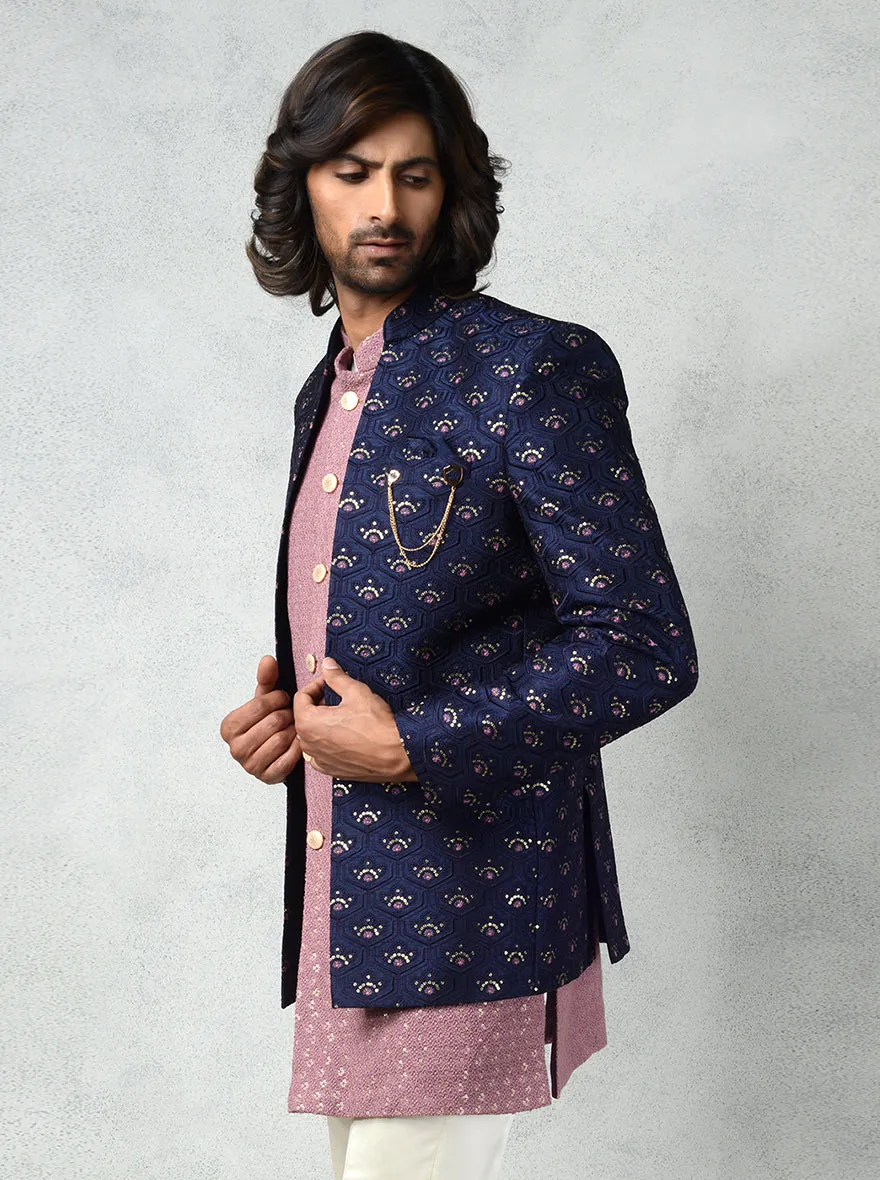 Navy Blue Jodhpuri Suit | TULA