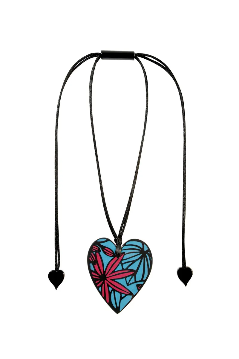 Prima Floral Heart Pendant