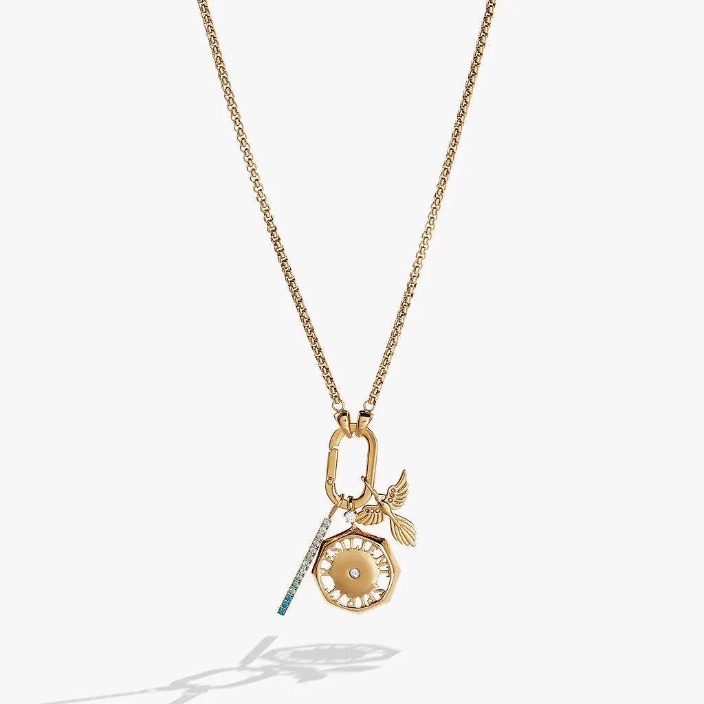 Resilience Trio Charm Necklace