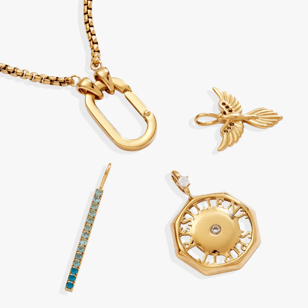 Resilience Trio Charm Necklace