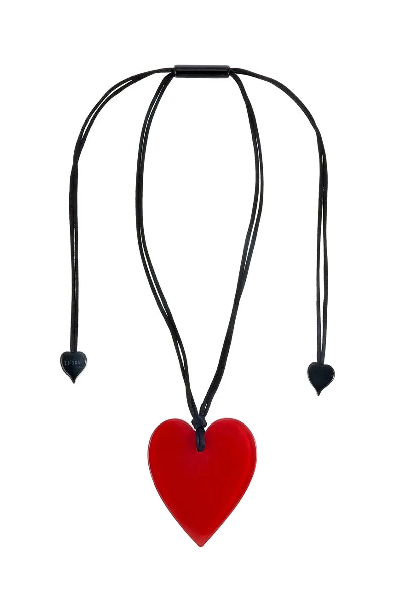 Resin Heart Necklace