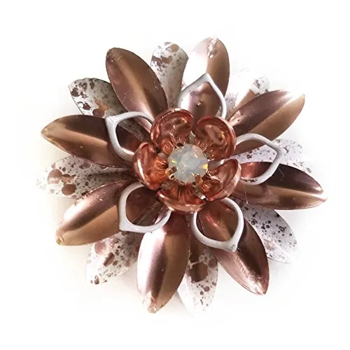 Small Rose Gold Tone and White