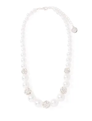 Sydney Pearl And Crystal Necklace