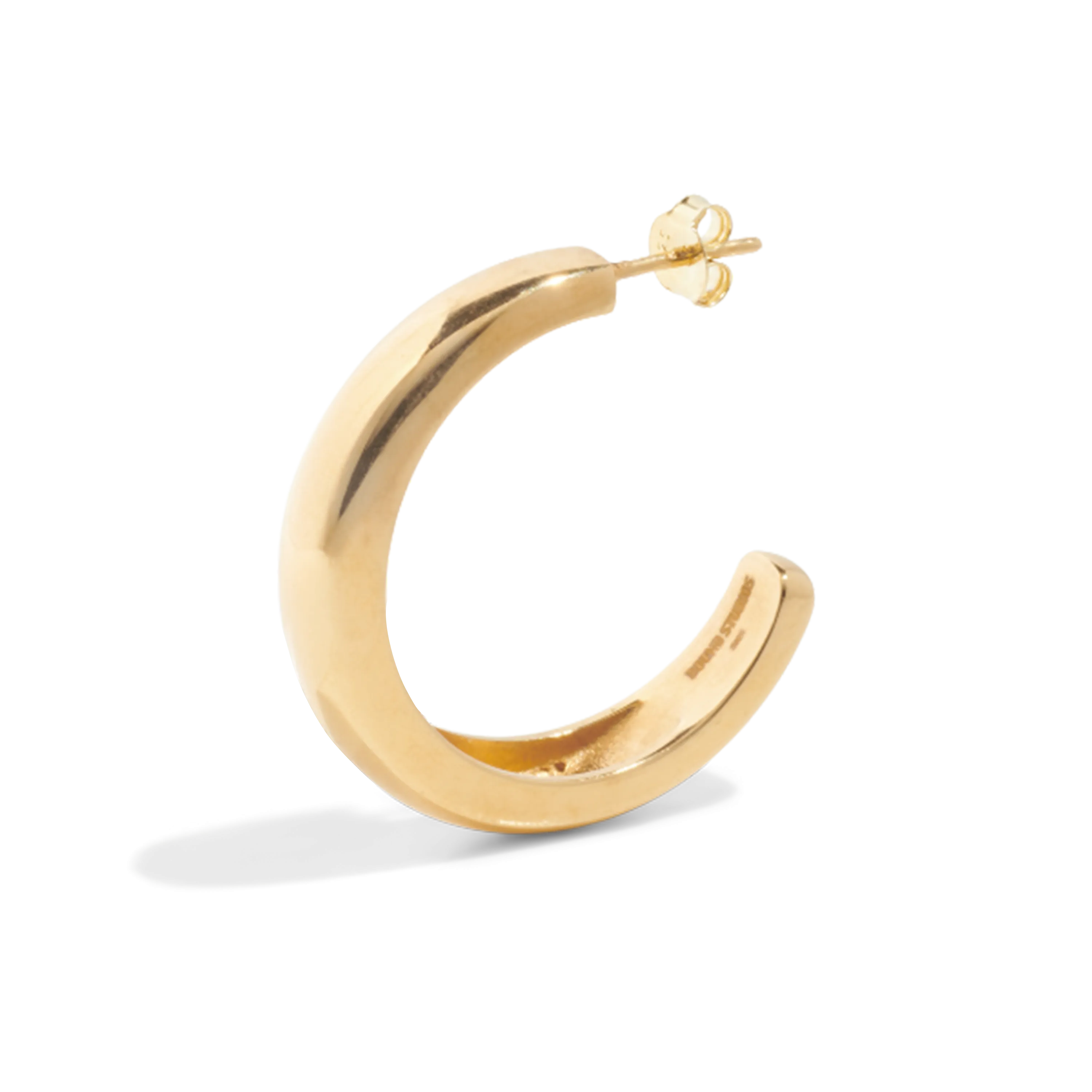 THE HARPER HOOP LARGE - 18k gold plated