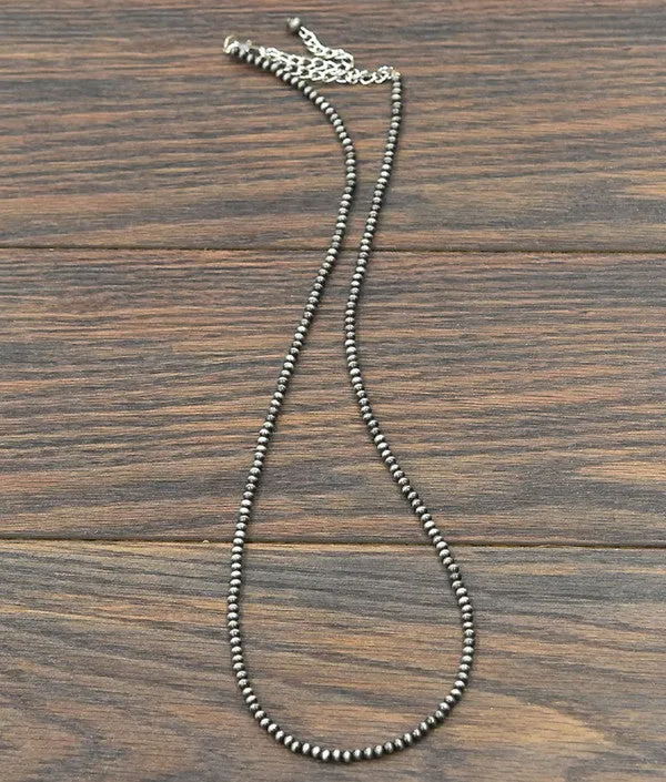 The Maggie 4mm 30in Navajo Pearl Fashion Necklace