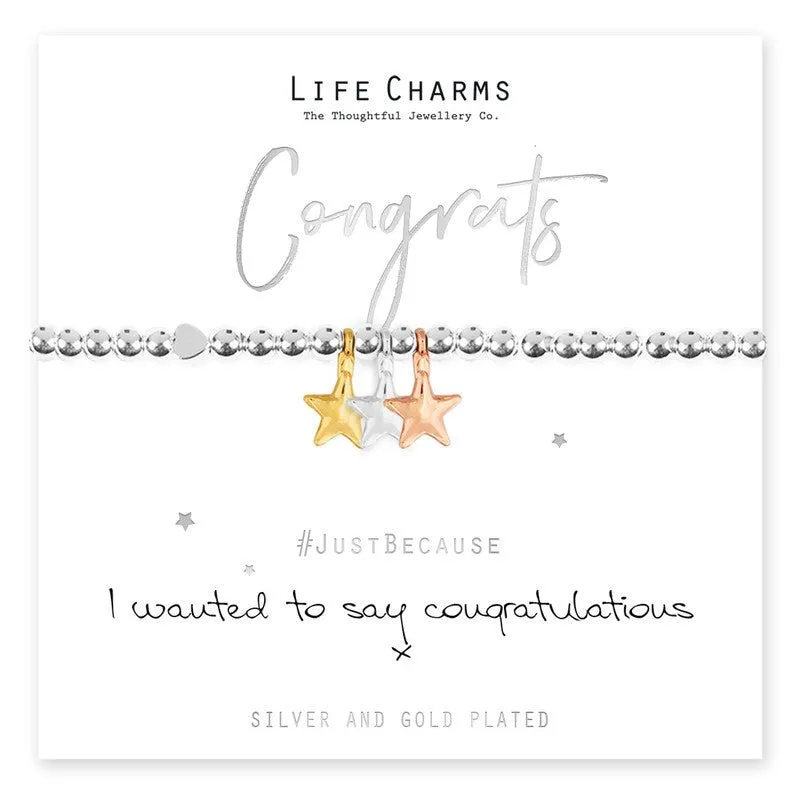 Wanted to Say Congratulations Bracelet